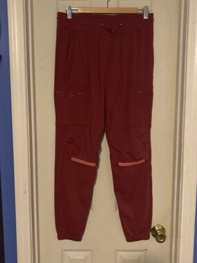 Centric Wear Maroon Utility Jogger Pants